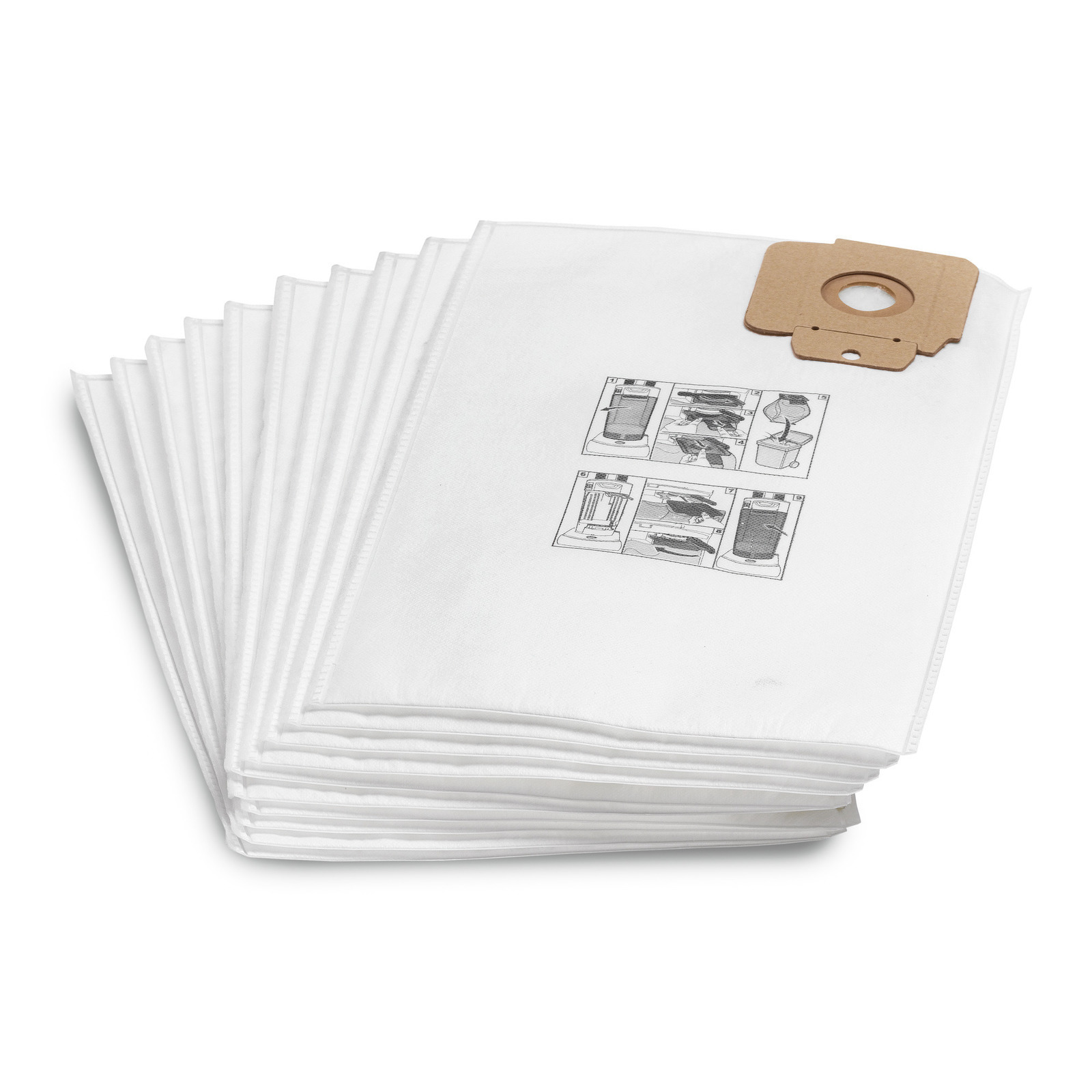 Фильтр-мешки из нетканого материала, 10 x , CV 30, CV 38, CV 48, фото 2